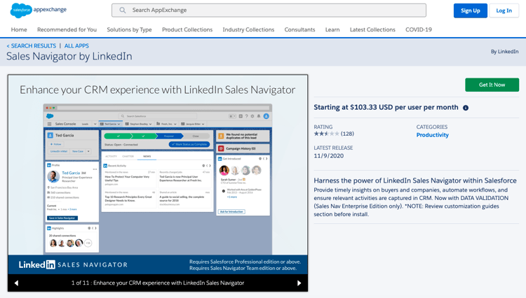 LinkedIn Integration for Salesforce by Ebsta - Ebsta - AppExchange